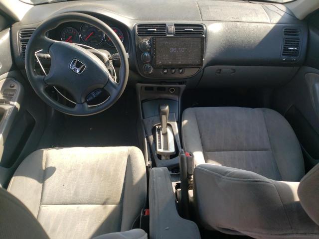 2HGES16545H526063 - 2005 HONDA CIVIC LX BLACK photo 8