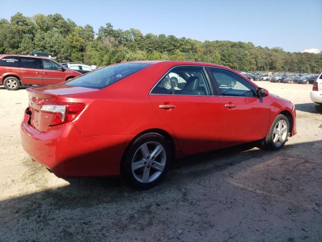 4T1BF1FK2CU571309 - 2012 TOYOTA CAMRY BASE წითელი ფოტო 3