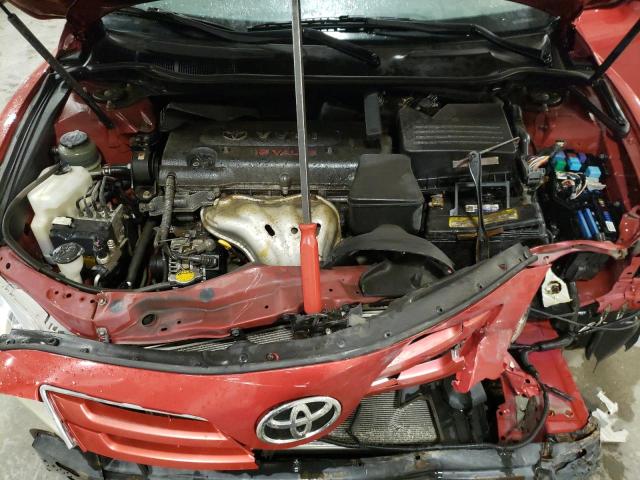 JTNBE46KX73110178 - 2007 TOYOTA CAMRY CE RED photo 11