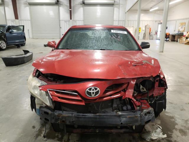 JTNBE46KX73110178 - 2007 TOYOTA CAMRY CE RED photo 5