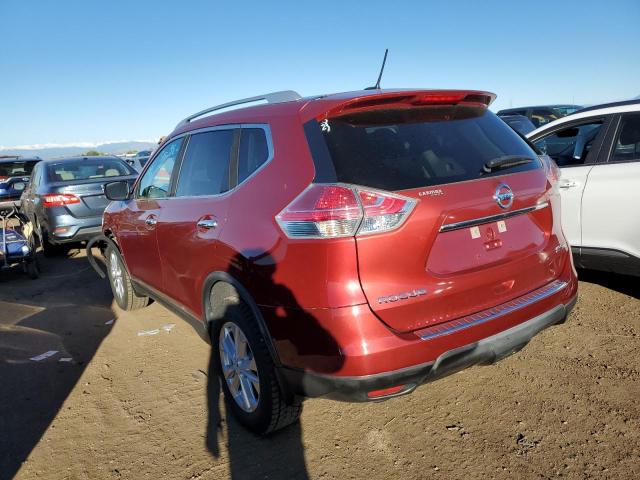 KNMAT2MV1GP699184 - 2016 NISSAN ROGUE S RED photo 2