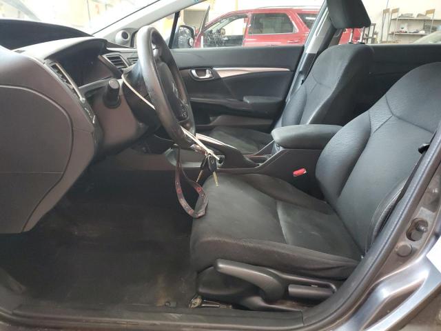 19XFB2F83DE079030 - 2013 HONDA CIVIC EX GRAY photo 7