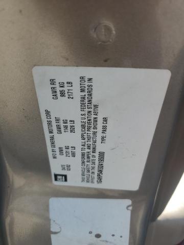 1G4HP54K924195000 - 2002 BUICK LESABRE CUSTOM BEIGE photo 12