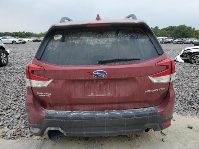 JF2SKAJC7MH410451 - 2021 SUBARU FORESTER PREMIUM MAROON photo 6