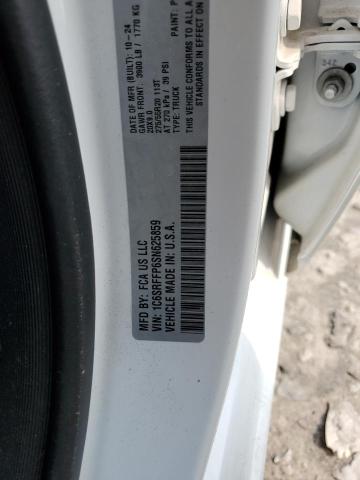 1C6SRFFP6SN625859 - 2025 RAM 1500 BIG HORN/LONE STAR WHITE photo 12