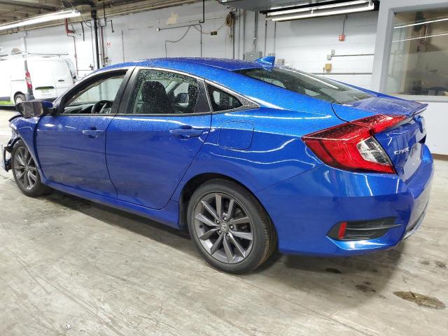 19XFC1F37ME008232 - 2021 HONDA CIVIC EX BLUE photo 2