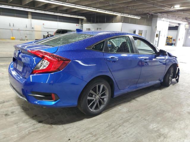 19XFC1F37ME008232 - 2021 HONDA CIVIC EX BLUE photo 3