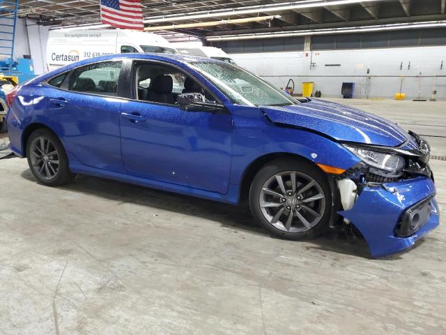 19XFC1F37ME008232 - 2021 HONDA CIVIC EX BLUE photo 4