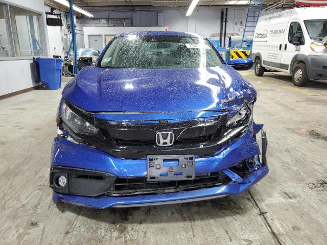 19XFC1F37ME008232 - 2021 HONDA CIVIC EX BLUE photo 5