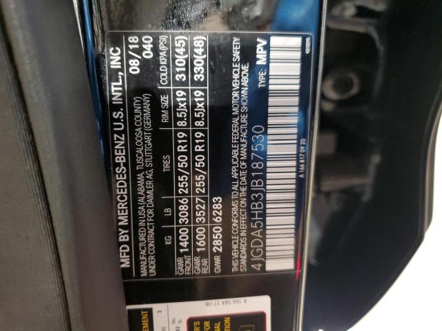 4JGDA5HB3JB187530 - 2018 MERCEDES-BENZ GLE 350 4MATIC BLACK photo 14