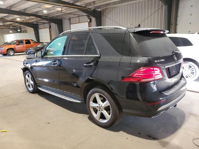 4JGDA5HB3JB187530 - 2018 MERCEDES-BENZ GLE 350 4MATIC BLACK photo 2
