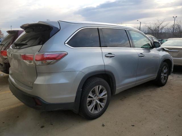 5TDJKRFH9FS091775 - 2015 TOYOTA HIGHLANDER XLE ვერცხლისფერი ფოტო 3