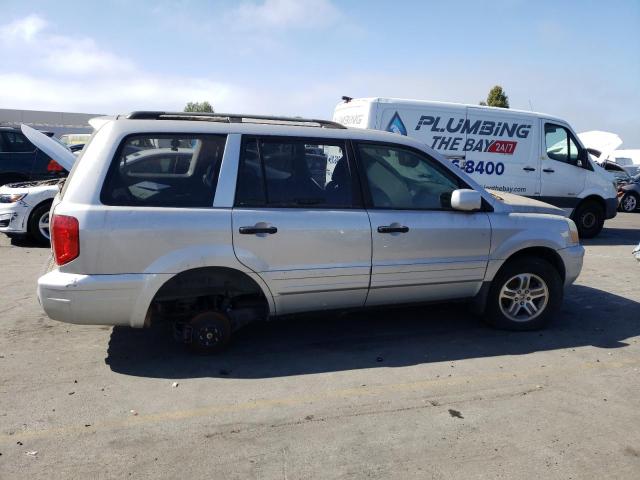 2HKYF18794H621917 - 2004 HONDA PILOT EXL SILVER photo 3