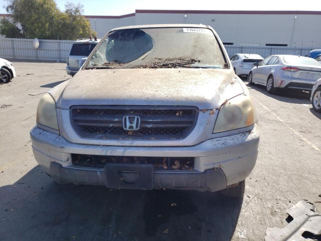 2HKYF18794H621917 - 2004 HONDA PILOT EXL SILVER photo 5