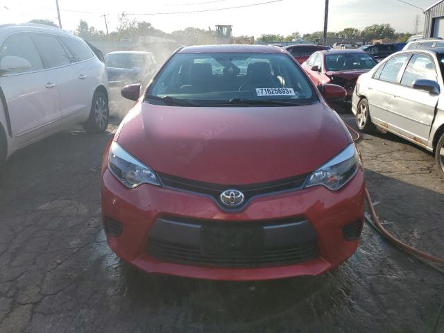 2T1BURHE9FC470723 - 2015 TOYOTA COROLLA L RED photo 5