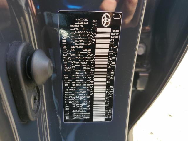 5YFS4MCE1PP141557 - 2023 TOYOTA COROLLA SE ნაცრისფერი ფოტო 12