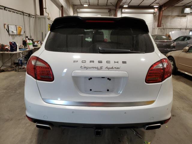 WP1AE2A27CLA92534 - 2012 PORSCHE CAYENNE S HYBRID WHITE photo 6