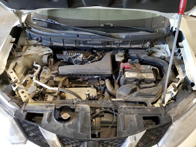 KNMAT2MV2GP669093 - 2016 NISSAN ROGUE S WHITE photo 12