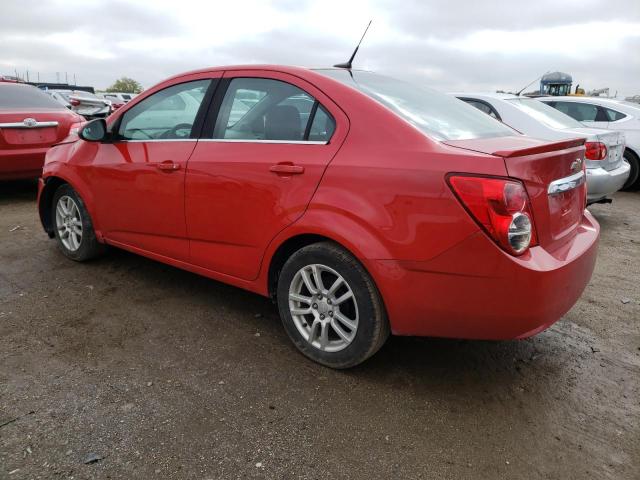 1G1JC5SH4D4103702 - 2013 CHEVROLET SONIC LT RED photo 2