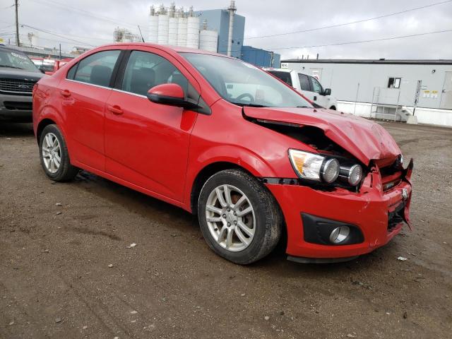 1G1JC5SH4D4103702 - 2013 CHEVROLET SONIC LT RED photo 4