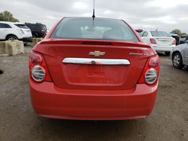 1G1JC5SH4D4103702 - 2013 CHEVROLET SONIC LT RED photo 6