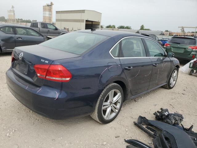 1VWBV7A31FC084149 - 2015 VOLKSWAGEN PASSAT SE BLUE photo 3