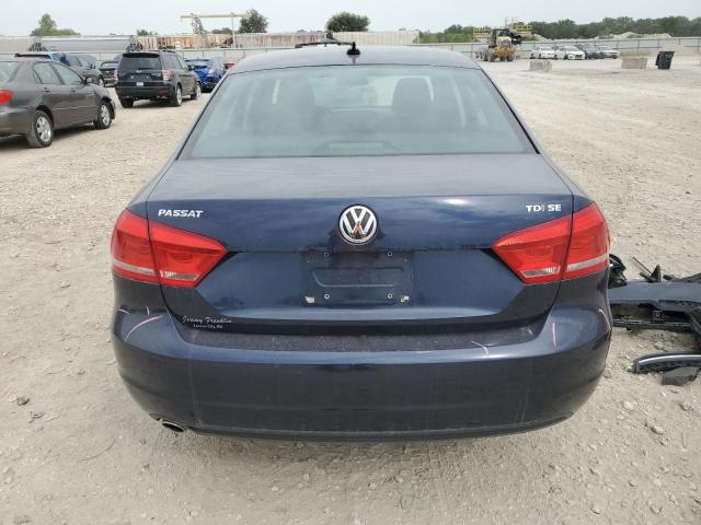 1VWBV7A31FC084149 - 2015 VOLKSWAGEN PASSAT SE BLUE photo 6