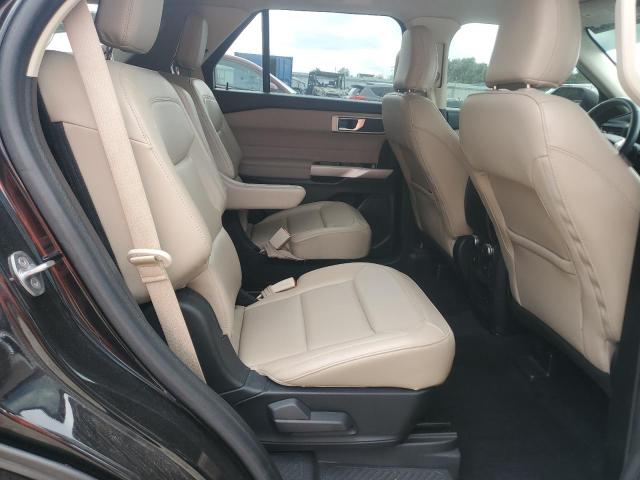 1FMSK7DH5MGB93380 - 2021 FORD EXPLORER XLT შავი ფოტო 10