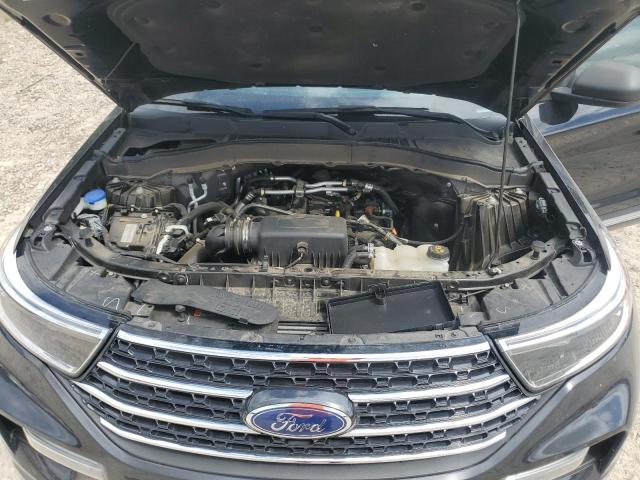 1FMSK7DH5MGB93380 - 2021 FORD EXPLORER XLT შავი ფოტო 11