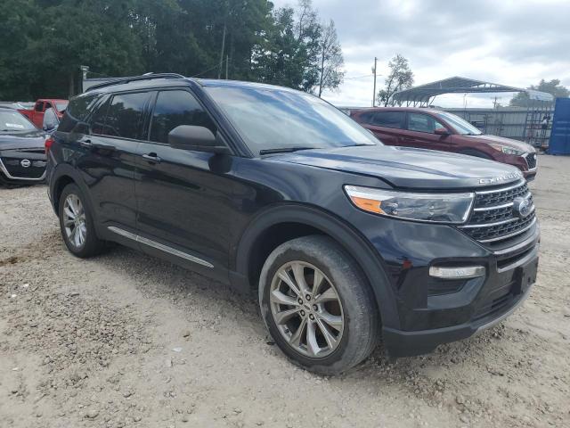 1FMSK7DH5MGB93380 - 2021 FORD EXPLORER XLT შავი ფოტო 4