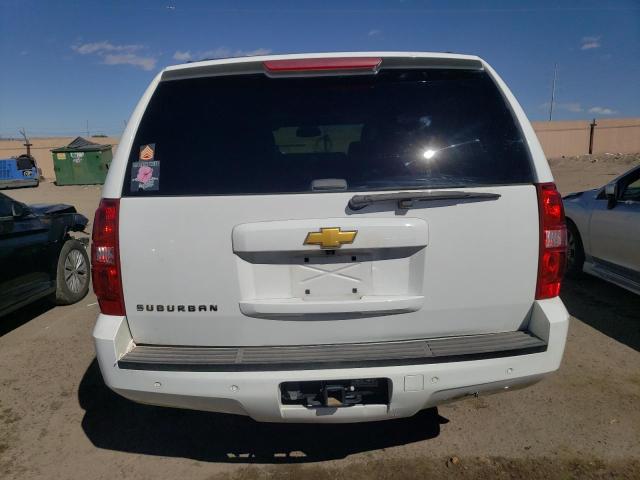 1GNSCJE02ER100223 - 2014 CHEVROLET SUBURBAN C1500 LT WHITE photo 6