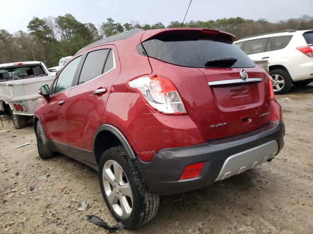 KL4CJFSB6GB545625 - 2016 BUICK ENCORE CONVENIENCE RED photo 2