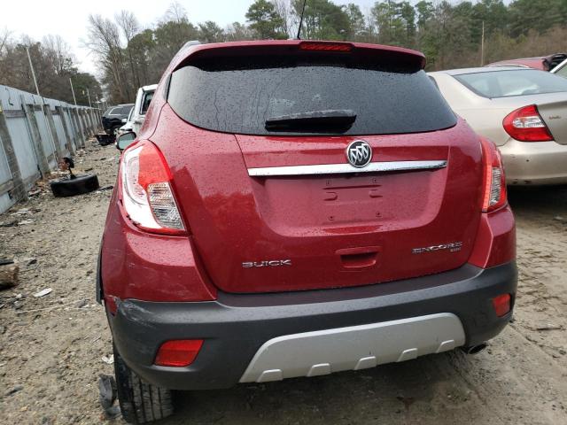 KL4CJFSB6GB545625 - 2016 BUICK ENCORE CONVENIENCE RED photo 6