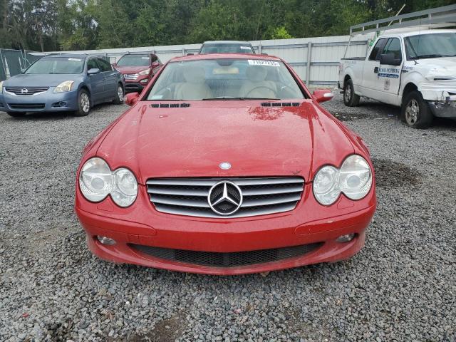 WDBSK75F55F099569 - 2005 MERCEDES-BENZ SL 500 წითელი ფოტო 5