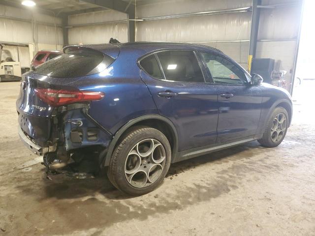 ZASFAKPN2J7B76858 - 2018 ALFA ROMEO STELVIO SPORT Көк фото 3