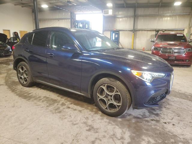 ZASFAKPN2J7B76858 - 2018 ALFA ROMEO STELVIO SPORT Көк фото 4