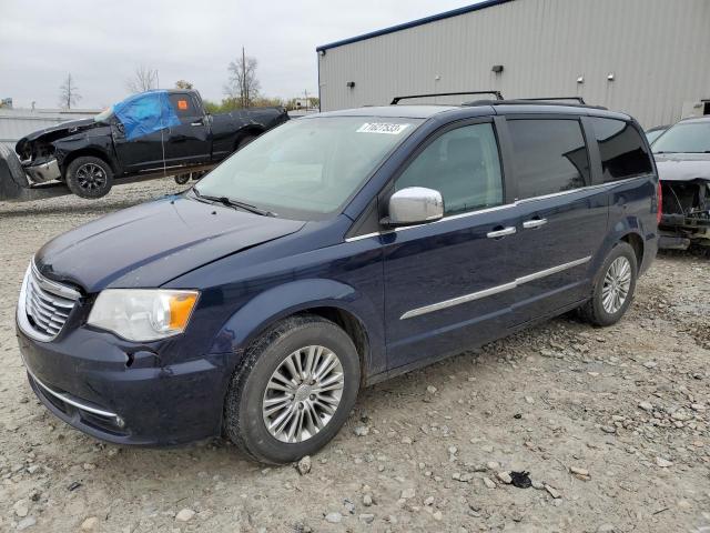 2C4RC1CG1DR677275 - 2013 CHRYSLER TOWN & COU TOURING L BLUE photo 1