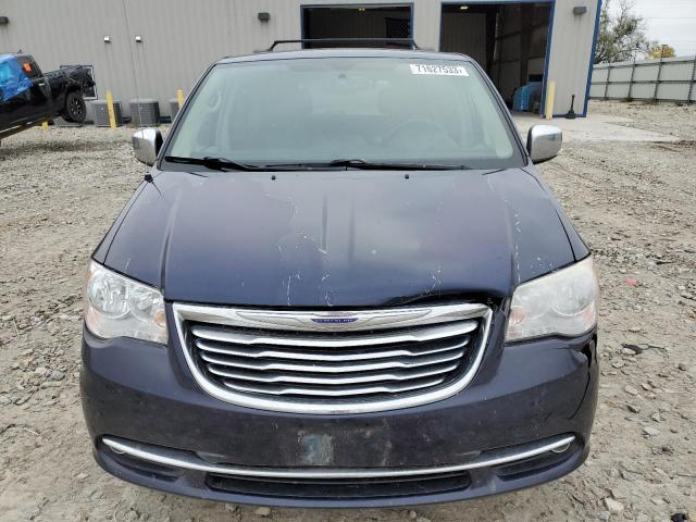 2C4RC1CG1DR677275 - 2013 CHRYSLER TOWN & COU TOURING L BLUE photo 5