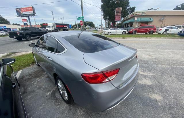 1C3CCCAB1FN621110 - 2015 CHRYSLER 200 LIMITED SILVER photo 3