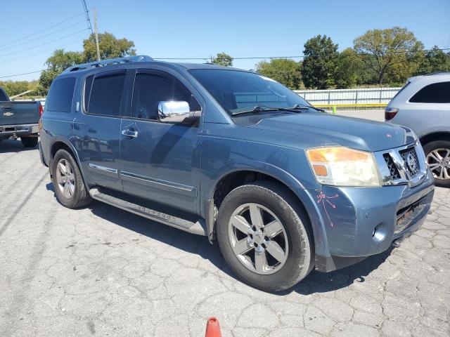 5N1AA0NF6BN617189 - 2011 NISSAN ARMADA PLATINUM BLUE photo 4