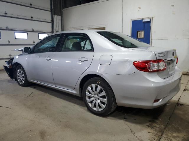 2T1BU4EE3CC756179 - 2012 TOYOTA COROLLA BASE SILVER photo 2