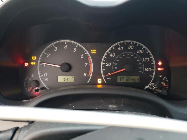 2T1BU4EE3CC756179 - 2012 TOYOTA COROLLA BASE SILVER photo 9