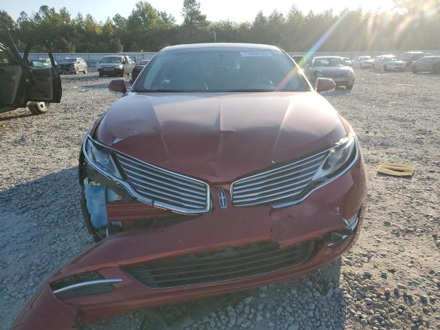 3LN6L2G94DR825767 - 2013 LINCOLN MKZ RED photo 5