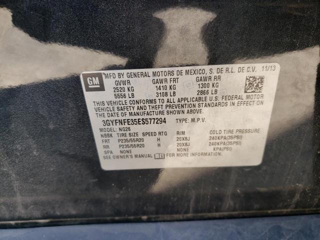 3GYFNFE35ES577294 - 2014 CADILLAC SRX PERFORMANCE COLLECTION Қара фото 12