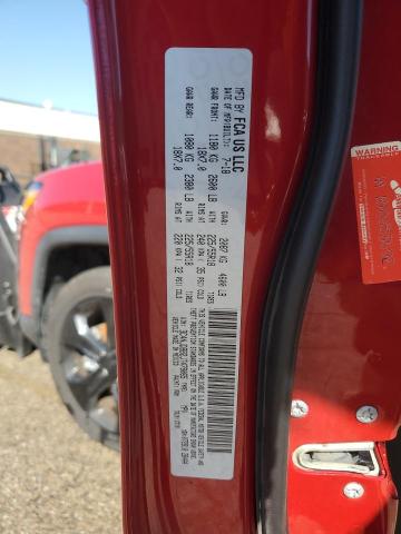 3C4NJDBB2JT479065 - 2018 JEEP COMPASS LATITUDE წითელი ფოტო 13