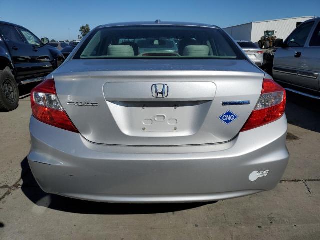 19XFB5F54CE001152 - 2012 HONDA CIVIC NATURAL GAS SILVER photo 6