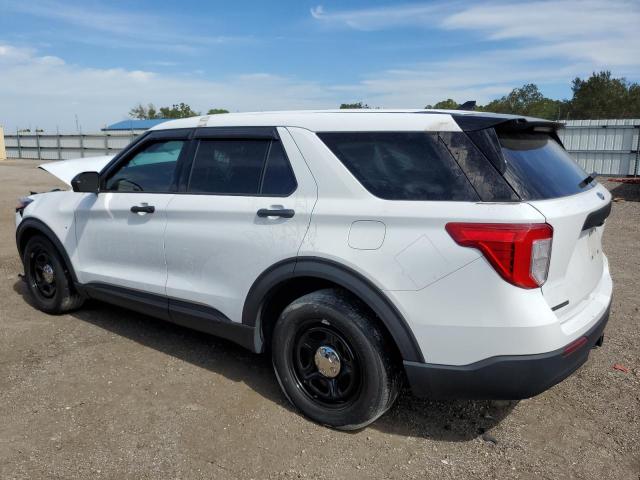 1FM5K8AB5LGC63316 - 2020 FORD EXPLORER POLICE INTERCEPTOR WHITE photo 2