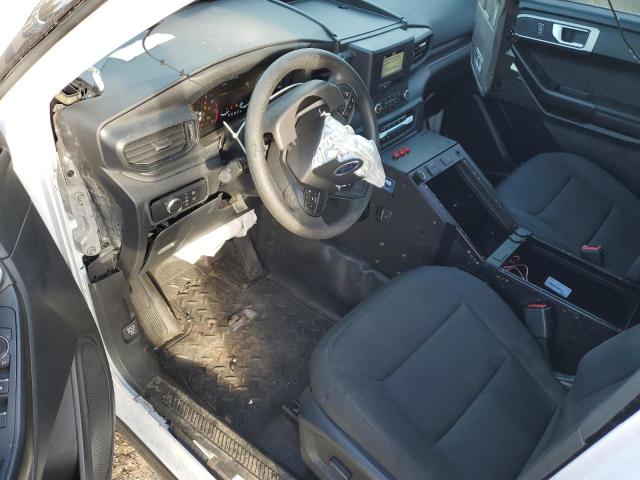 1FM5K8AB5LGC63316 - 2020 FORD EXPLORER POLICE INTERCEPTOR WHITE photo 8