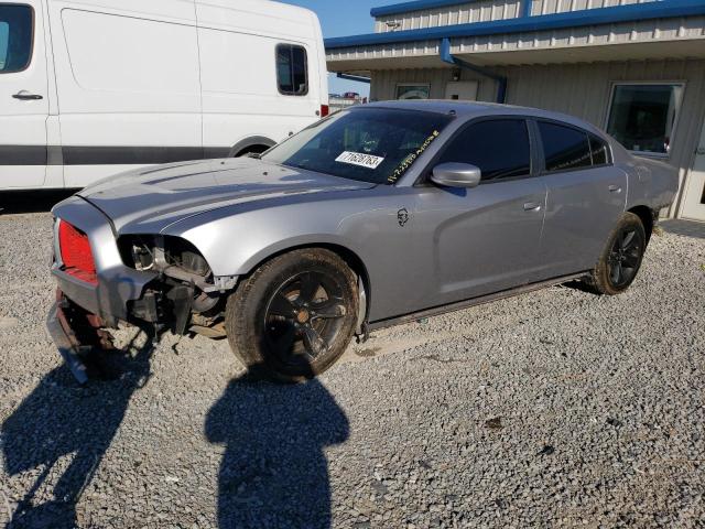 2C3CDXBG5EH199526 - 2014 DODGE CHARGER SE SILVER photo 1