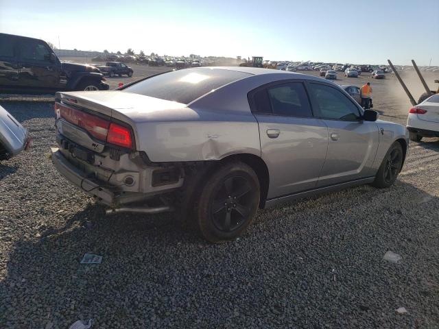 2C3CDXBG5EH199526 - 2014 DODGE CHARGER SE SILVER photo 3